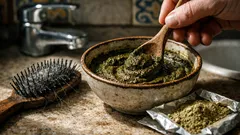 Henna pe păr cărunt: cât o ții și cum eviți nuanța portocalie